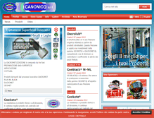 Tablet Screenshot of canonicosrl.com